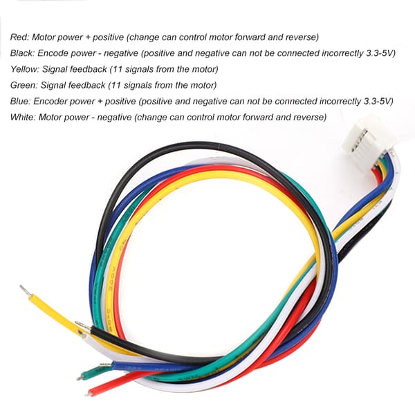 DC-girmotor med hastighetskoder børstet DC-motorreduksjon kobber rustfritt stål - 1 stk DC12V 100RPMDC12V 100RPM