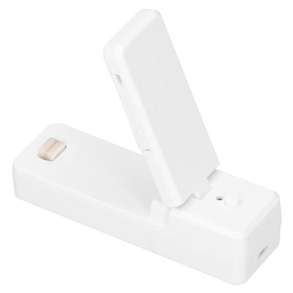 Mini forsegling maskin bærbar USB lading mat nøtter snacks pose varme forsegler hvit