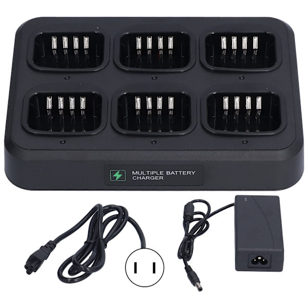 Walkie-Talkie Seksvejs oplader sikker opladningsbase til PD780 PD702 PD782 PD502 PD792 PD782G PD702G PD562GUS stik
