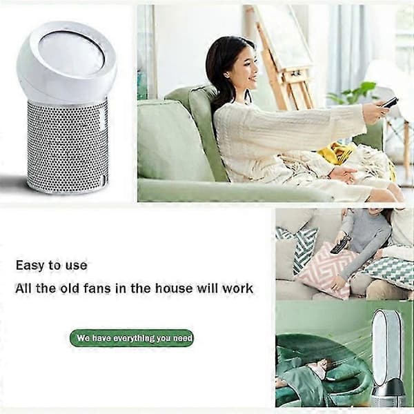 Kompatibel med Dyson TP05 PH01 coolheaded ventilator fjernbetjening erstatning Silver