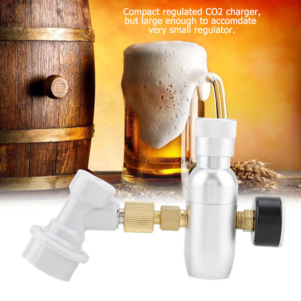 Homebrew CO2 16g Regulator Charger Kit Gas Disconnect Home Fat Beer Kegerator (0-150 PSI)
