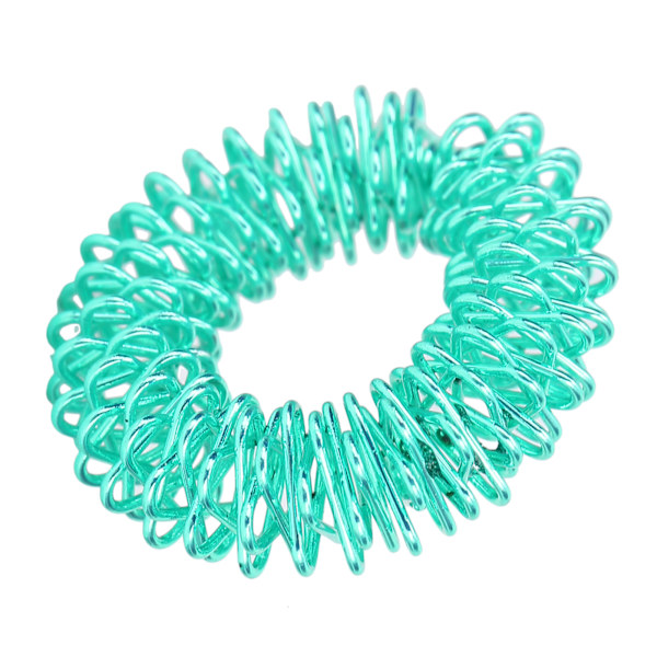Spiky Sensoriske Fingerringe Fingre Massage Stresslindrende Smerteterapi Ringe til børn Voksne Grøn