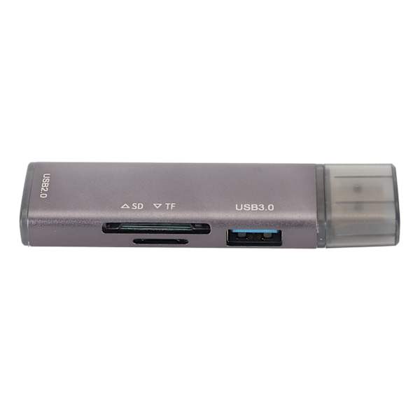 USB 3.0 Hub 4 portar 300MB/S Överföring Plug and Play Aluminiumlegering USB Splitter för PC-minneskort