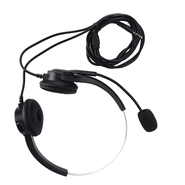 Callcenter-headset USB 3,5 mm jacks støjreducerende volumenkontrol kundeservice-hovedtelefon til kontorcomputer