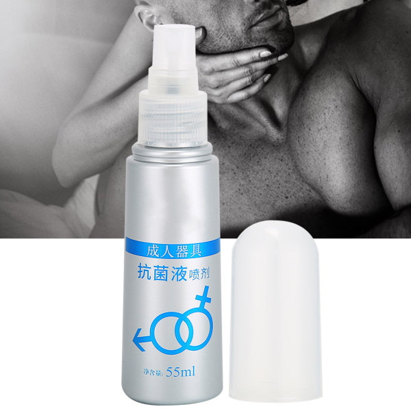 Voksen sexlegetøj rengøringsvæske Bærbar Sex Vibrator Cleaner Spray Fluid 55ml