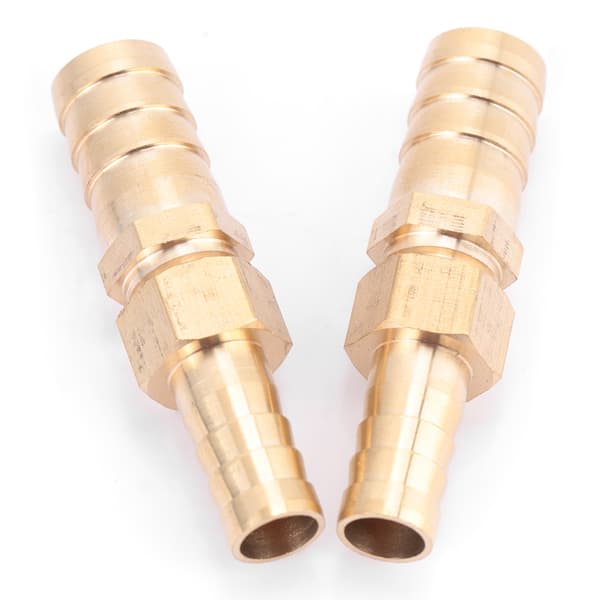 Messing Fittings Slange Barb Hale Reducer Reducerende Prop Connector (10mm-12mm 2 stk.)