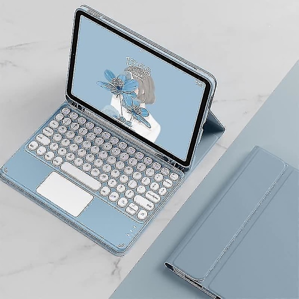 Aftagelig Touch Keyboard til iPad 10. generation 2022 Blå
