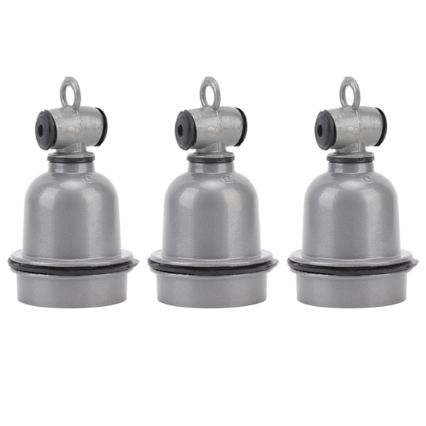 3-pack E27-gränssnittslamphållare, vattentät, värmeisolerande, liten T-formad keramisk lamphållare