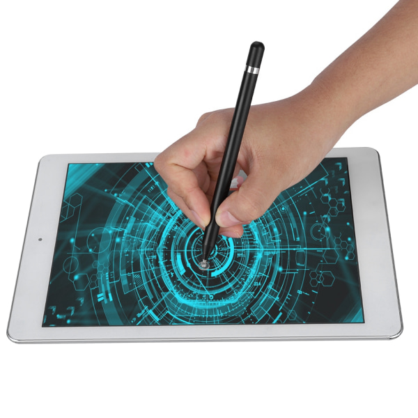 Kapasitiv skjerm Touch Pen Stylus for Android/iOS/Windows/ipadpenil telefonnettbrett (svart)