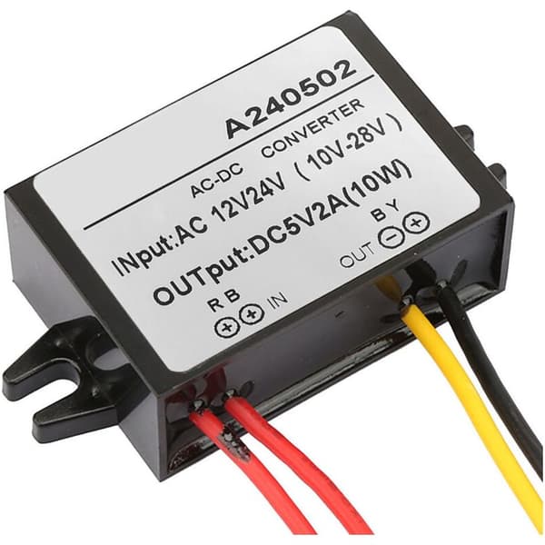 AC/DC strømforsyningsmodul - 12V/24V AC til 5V DC-konverter