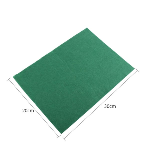 10 kpl sekoitettuja satunnaisia ​​värejä kuitukangas Neliönmuotoinen huopalevy ompeluun askartelu 20*30cm