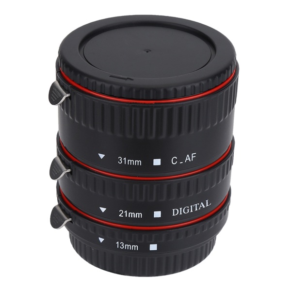 Autofokus makroforlengelse objektivadapter Rørringer for Canon EOS EF-feste