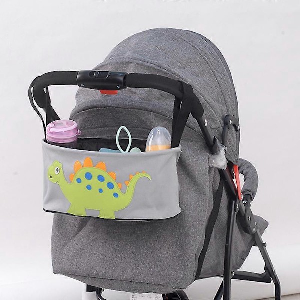 1 st (öppen gul boskap, ca 32x14x17cm) multifunktionell nappflaska vattenkopp mammaväska barnvagn förvaring hängande väska, Barnvagnsorganisatörväska