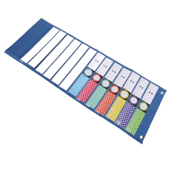 Dagsschema Fickschema Undervisning Schemaläggning Klassschema Fickschema för klassrumshem med 13 st kort 2 krokar