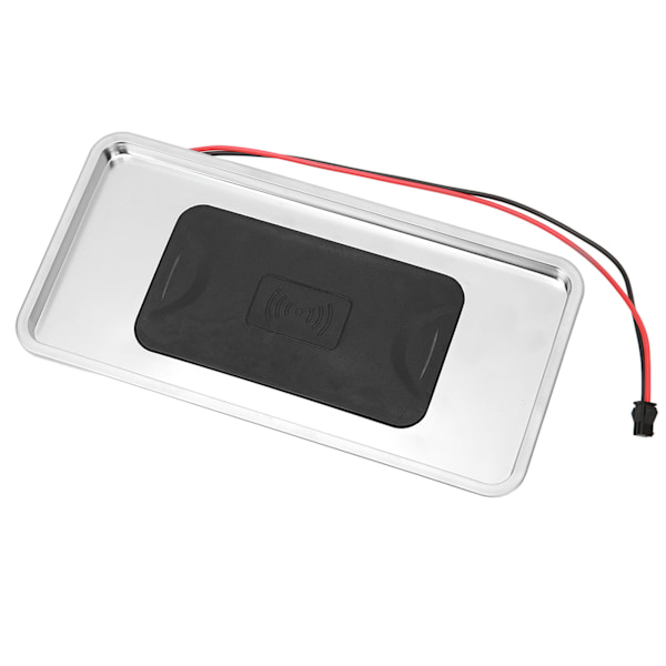 15W Car Wireless Charging Pad 2 Wires DC12V Edge Protection for RV Commercial Vehicle Engineering Vehicle