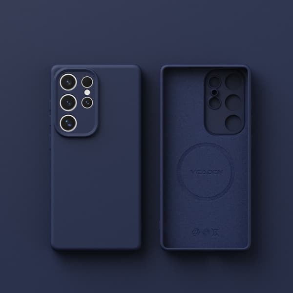 For Samsung Galaxy S23 Deksel Silikon Støtsikkert Telefondeksel Dark Blue