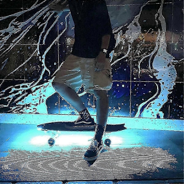 LED Lampe til Løbehjul Natkørsel Skateboarding Udstyr Tilbehør
