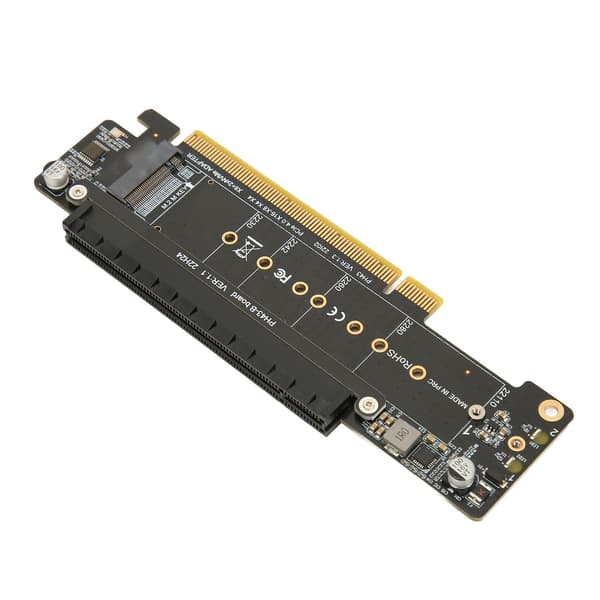 PCIE X16 Expansionskort M.2 NVMEx2 Stöder PCIE4.0 Pcie X16 till X8 X4 Split Expansionskort