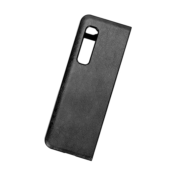 Mobiltelefon skinnveske AntiScratch telefonbeskyttende dekselskall for Samsung Galaxy Z Fold 1 W20(Svart )