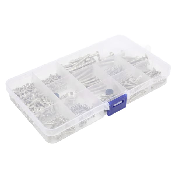Elektrisk Gitarr Skruv Kit Metallskruvar Fjäder Rem Snäpp Sortiment Set Reparationsfästen Silver