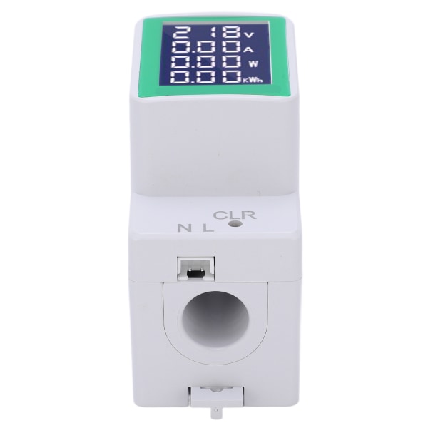 PZEM‑008 LCD Digital Display Amperemeter Voltmeter Multifunktionell Rail Wattmeter AC 50‑300V
