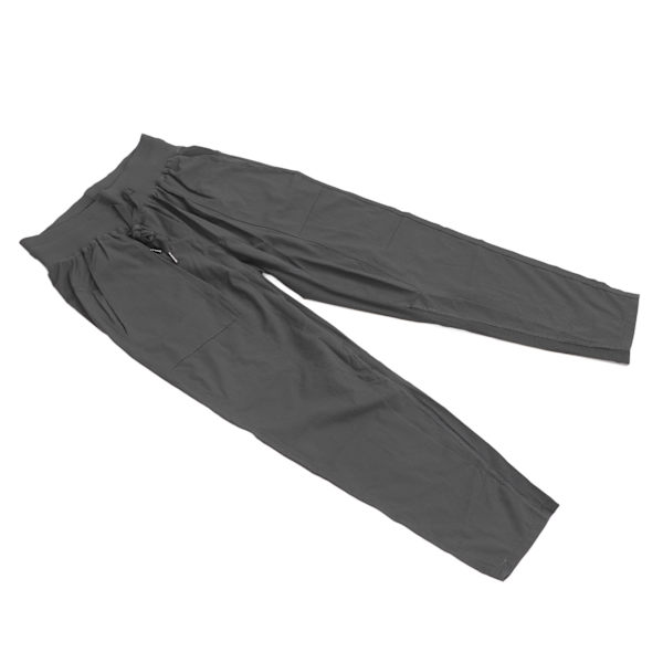 Kvinde Fitness Joggere Vaskbar Blød Åndbar Snøre Sweatpants til Løb Udendørs Aktivitet (Grå) M
