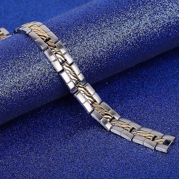 Titanium Magnetarmbånd for menn, lindring av leddgiktsmerter, størrelsesjustering, helseverktøy