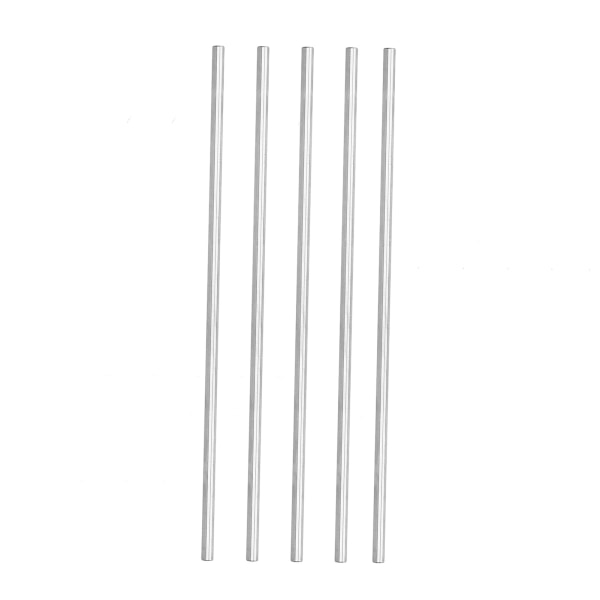 5 stk rustfritt stål stang rund rett skaftstang 6 mm tilbehørssettsett for robotleketøy DIY4100-0006-0300