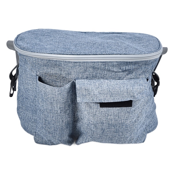 Baby Stroller Organizer Bag Waterproof Universal Fit Organizer with Cup Holder for Baby StrollerDenim Blue