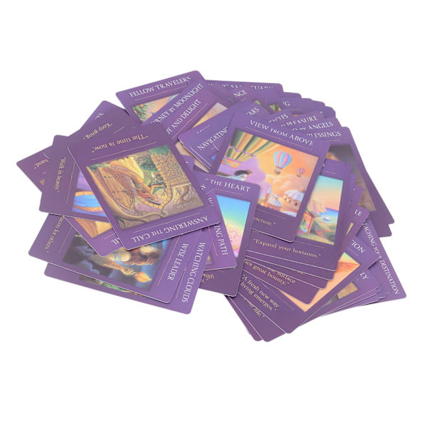 Skæbnespænding Tarot Deck - Ekstraordinært unikt mønster - Spådomskort - Selskabsspil - Gave