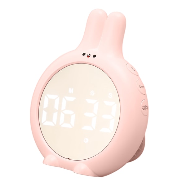 Söt digital timer multifunktionell magnetisk nedräkningstimer för barn med hög precision för läxor Matlagning Sport