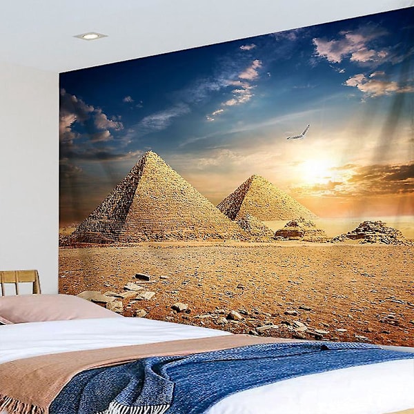 Egyptiska Pyramider Väggbonad