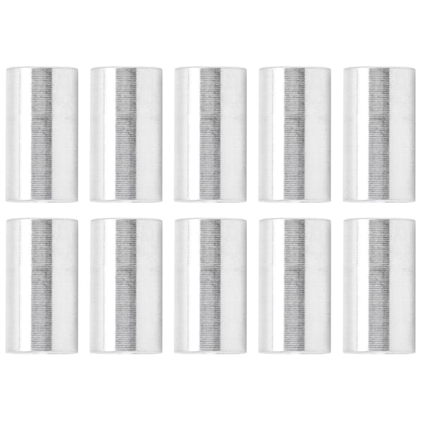 10 stk aluminiumslegering avstandsstykke runde gjengede støttetilbehør ytre diameter 6 mm lang 11 mm