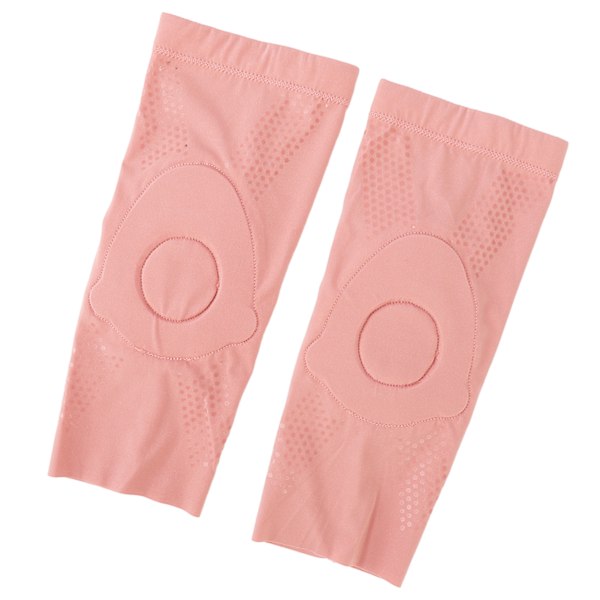 2 stk knebeskydd rosa barn sport ultratynn silikon kne myke knebeskyttere trykkavlastning knebeskytter XS