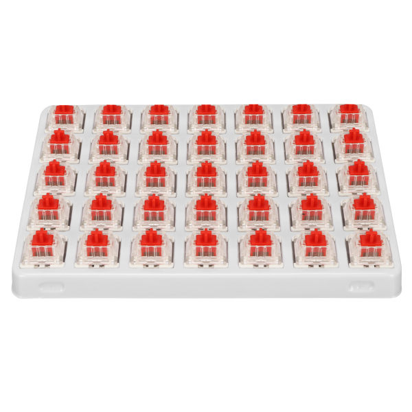 35st röd switch försmord 3-stifts linjär RGB SMD-switch kompatibel för Cherry MX-switchar för mekaniska tangentbord