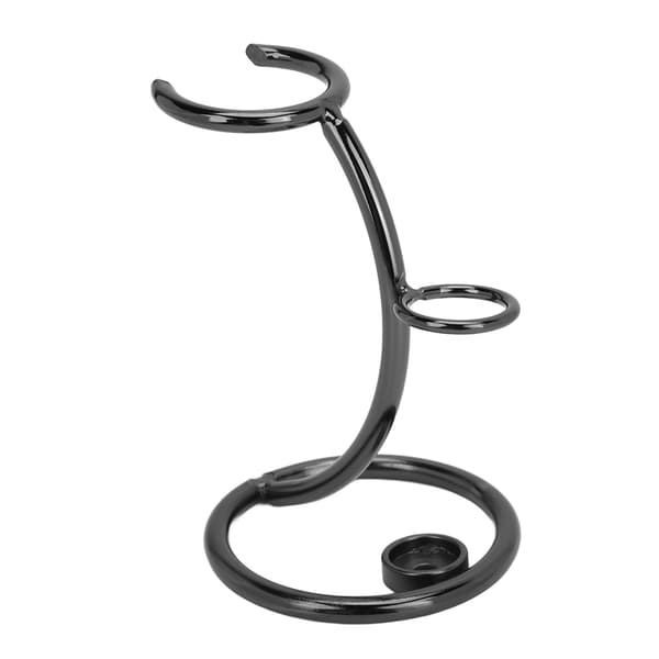Sikkerhedsbarberholder i rustfrit stål, moderne, hurtigtørrende, hygiejnisk, rustfri, til mænds barbermaskiner, sort