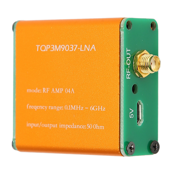 0,1MHz‑6GHz Full Band Low Noise Amplifier Professional 20dB High Gain LNA RF Power Förförstärkarmodul levereras med inbyggt batteri