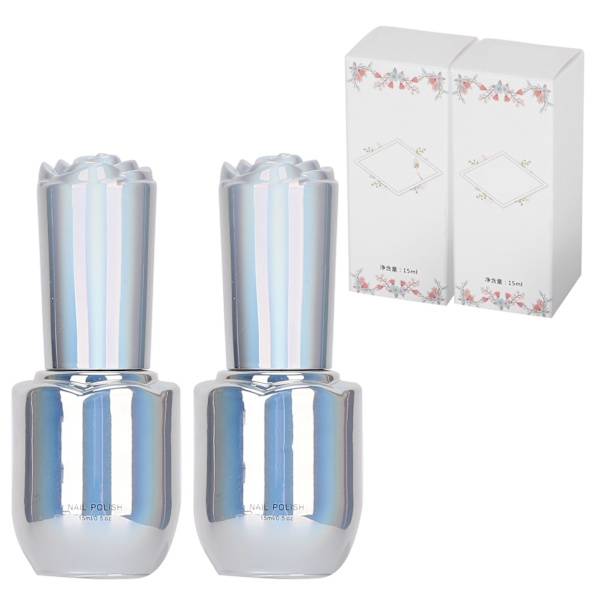 Nagel toppbaslack matt lack nagellack set ingen tork UV-gel manikyrverktyg 15ml