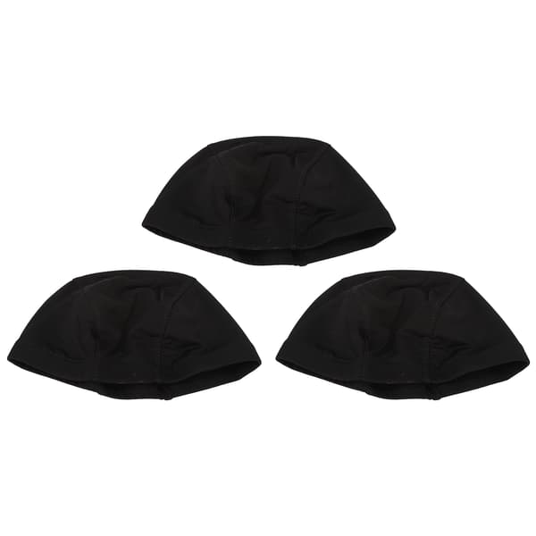 3 st elastiska perukmössor töjbara andningsbara nylonmössor med stängd ände för cosplay-smink