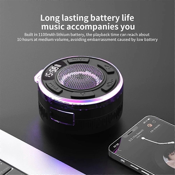 Langaton Bluetooth-kaiutin, musta