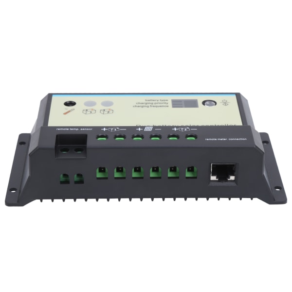 Solar Controller Plast Dubbelbatteri RV Laddning 8-pin RJ45 EPIPDB-COM 12/24VDC(DB-20A)