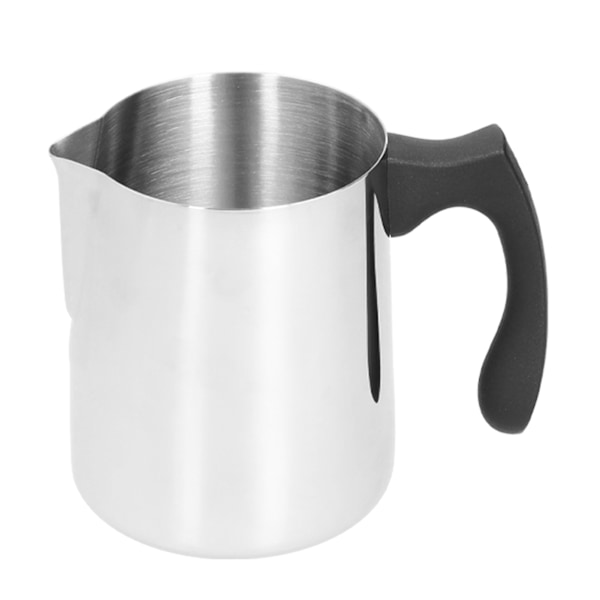 Melkeskummer i rustfritt stål, kaffekanne for latte art, 600 ml