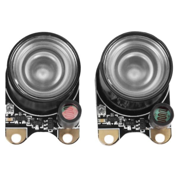 1 par LED-fyldlys til Raspberry Pi 3/2/B+ infrarød 850IR nattesynskameramodul