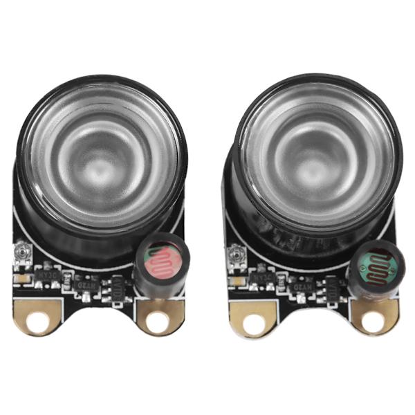 1 par LED-fylllys for Raspberry Pi 3/2/B+ infrarød 850IR nattsynskameramodul