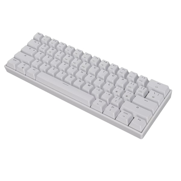 READSON Mekanisk tastatur 61 taster 3 moduser Kompakt ergonomisk layout Gaming tastatur for arbeid Studer spill Grønn akse kropp