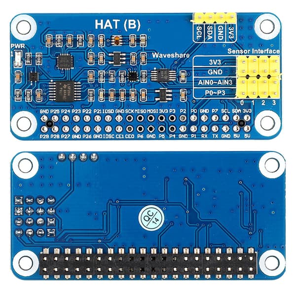 Innebygde gyroskoper Barometer Sensor Utvidelseskort for Raspberry Pi Series Hovedkort