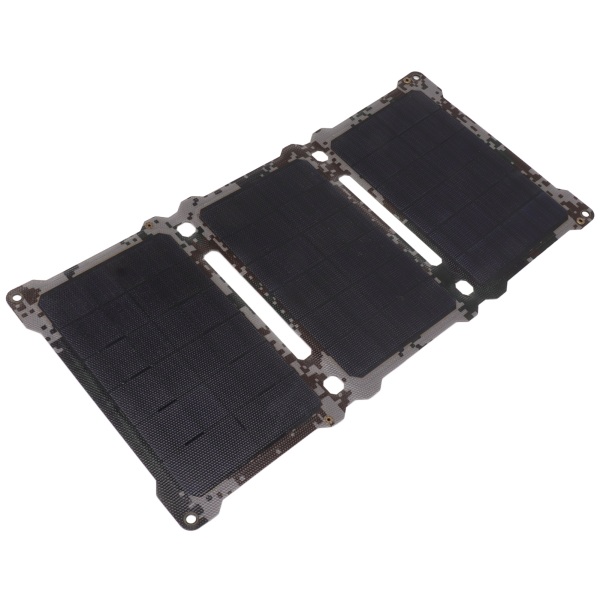 18V 5V 30W Fällbar Solpanel Bärbar Fällbar Monokristallin Solpanel för Utomhusaktiviteter Camping Vandring Bergsklättring Kamouflage
