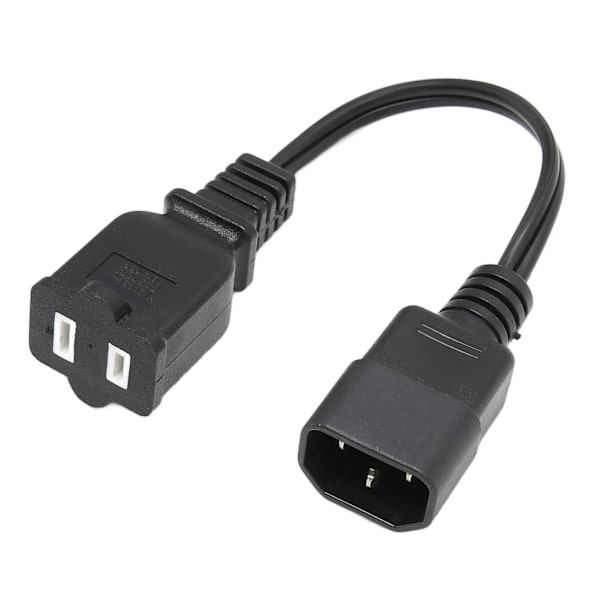 IEC320 C14 till 1 15R sladd hane till hona Vattentät power för skrivbordslampa Digitalkameraprojektor 100‑250V