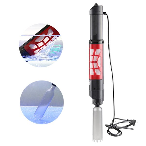 Akvarie Automatisk Vandskifter Grussuger Elektrisk Sand Sugning Pumpe