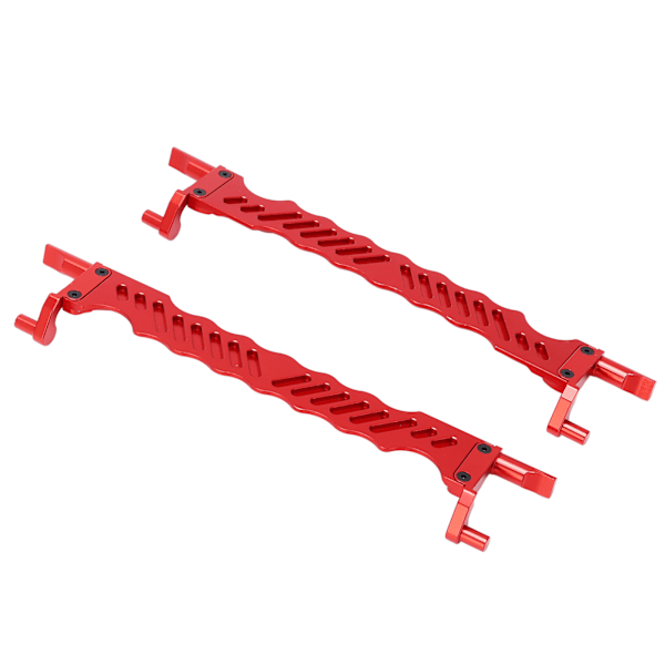 2 stk. RC-batteriholder i aluminium til Traxxas 6S 8S 1/5 RC-bilopgraderingsdele (rød)